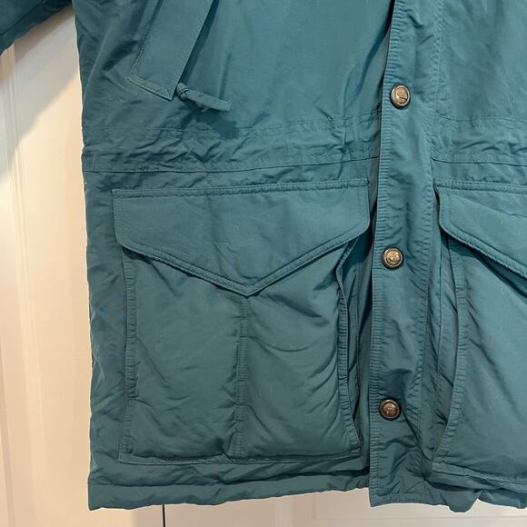 Vintage The North Face Men's Goosedown Puffer Jacket in Green with Hood Size M - Picture 2 of 11